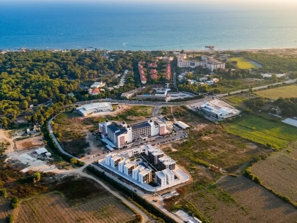 Квартира 3+1 в современном жилом комплексе района Соргун, Сиде, рядом с морем
