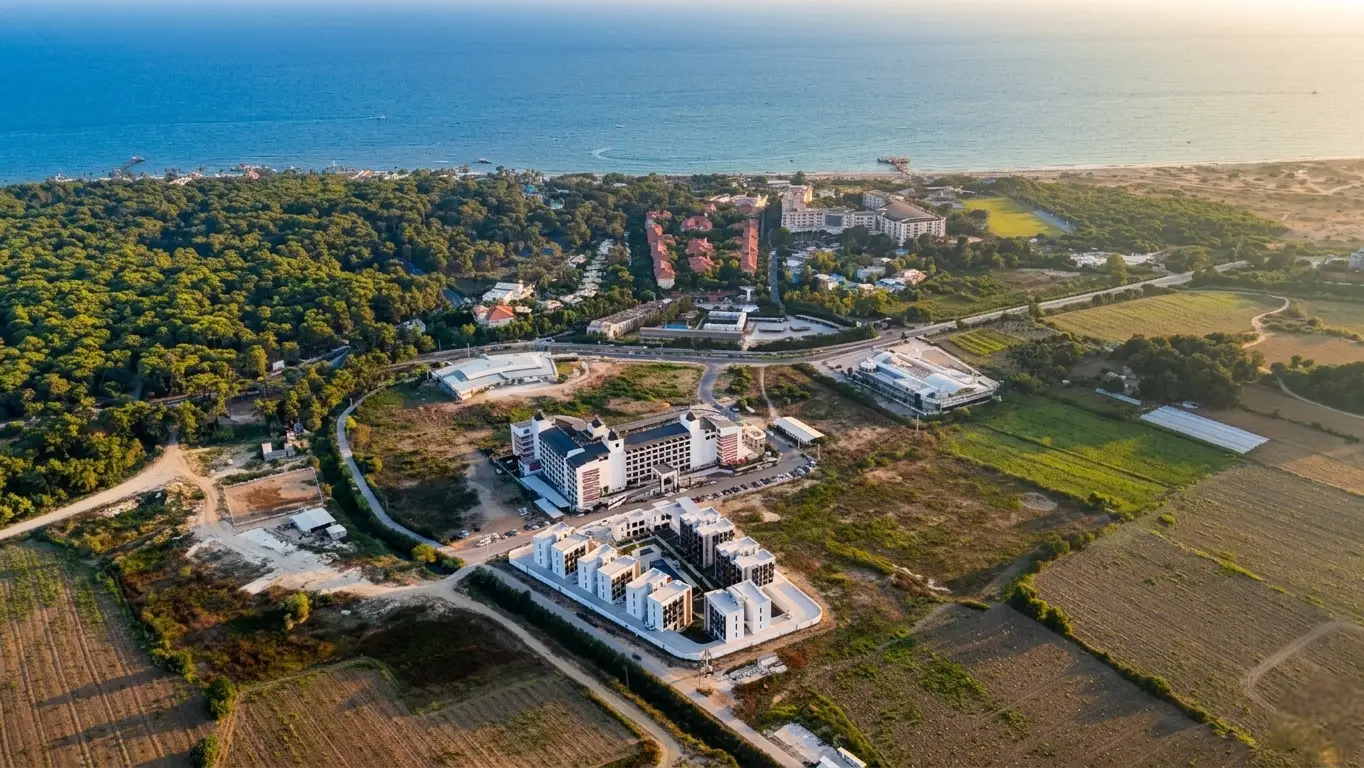 Современная квартира 3+1 в Соргуне — рядом с морем и сосновым лесом Квартира 3+1 в современном жилом комплексе района Соргун, Сиде, рядом с морем